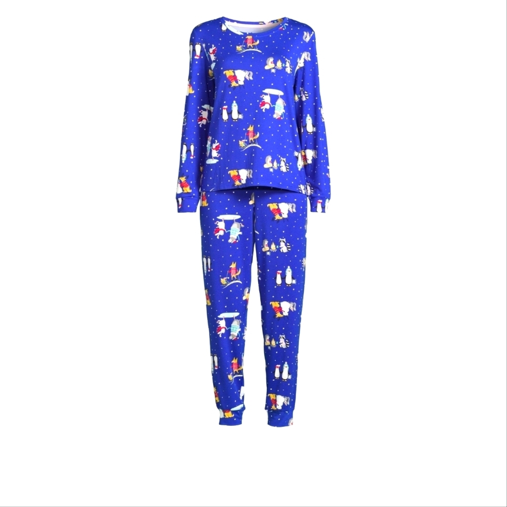 Secret Treasures NWT Long Sleeve Top Elastic Waist Pant Two-Piece PJ Set 1019-20